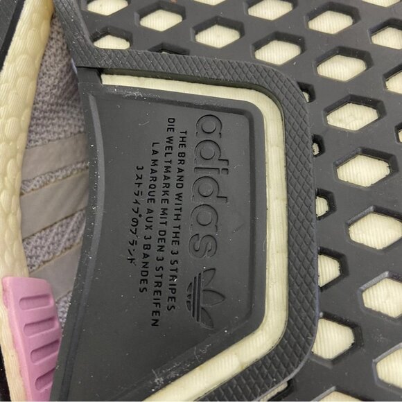 Adidas NMD R1 Running Shoes Grey Size 5.5 Sneakers Reflective Foam Cushioned NEW - Picture 11 of 11